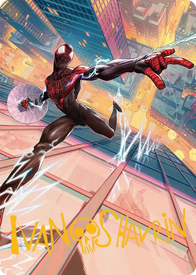 0041 Ultimate Spider-Man Art Card (Gold-Stamped Signature) S Art Series: Marvel's Spider-Man