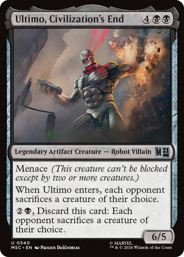 0540 Ultimo, Civilization's End U Commander: Marvel Super Heroes