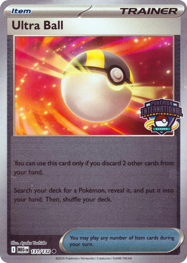 0131 Ultra Ball - 131/132 (Europe International Championship) Common League & Championship Cards