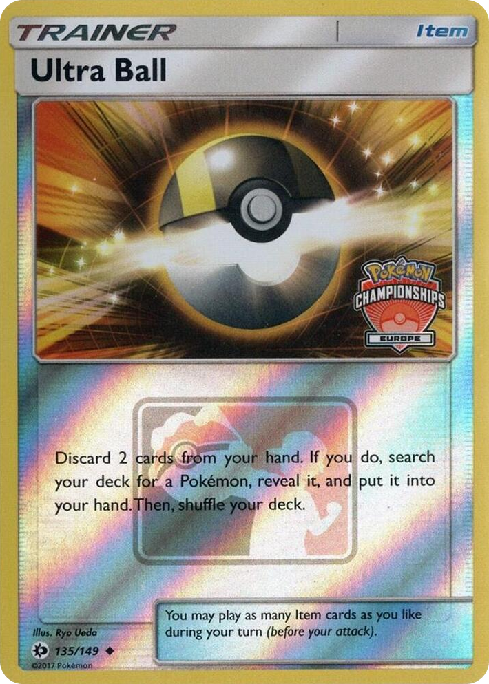 0135 Ultra Ball - 135/149 (Europe Championships) Promo League & Championship Cards