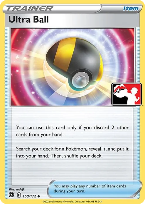 0150 Ultra Ball Uncommon Prize Pack Series Cards