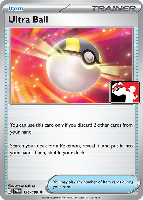 0196 Ultra Ball Uncommon Prize Pack Series Cards