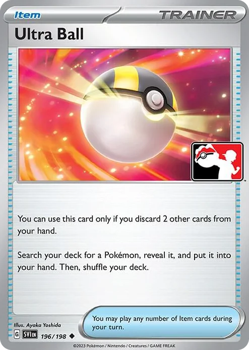 0196 Ultra Ball Uncommon Prize Pack Series Cards