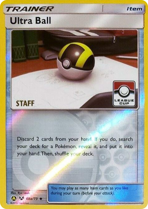 0068a Ultra Ball - 68a/73 (League Cup) [Staff] Promo League & Championship Cards