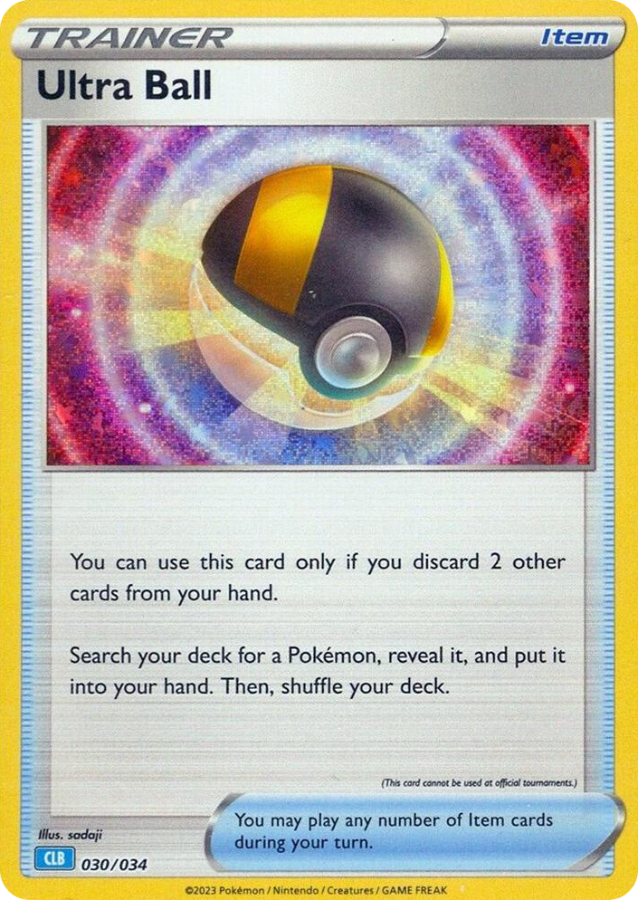 0030 Ultra Ball (CLB) Classic Collection Trading Card Game Classic