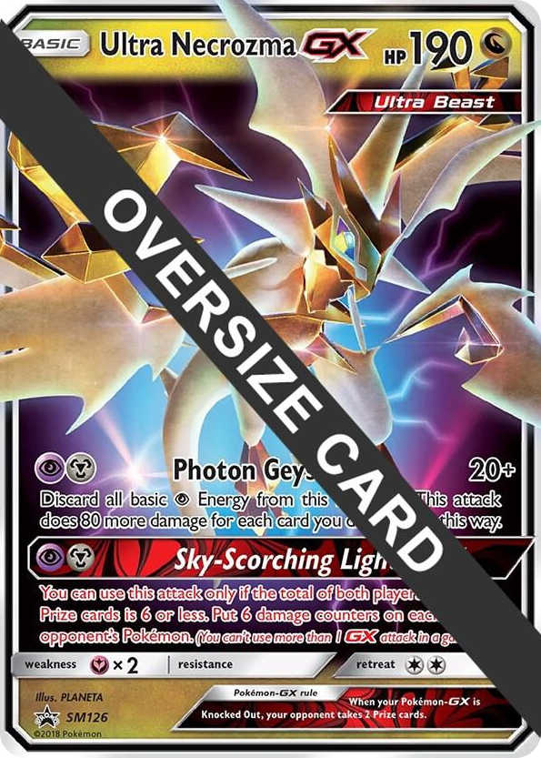 SM126 Ultra Necrozma GX - SM126 Promo Jumbo Cards