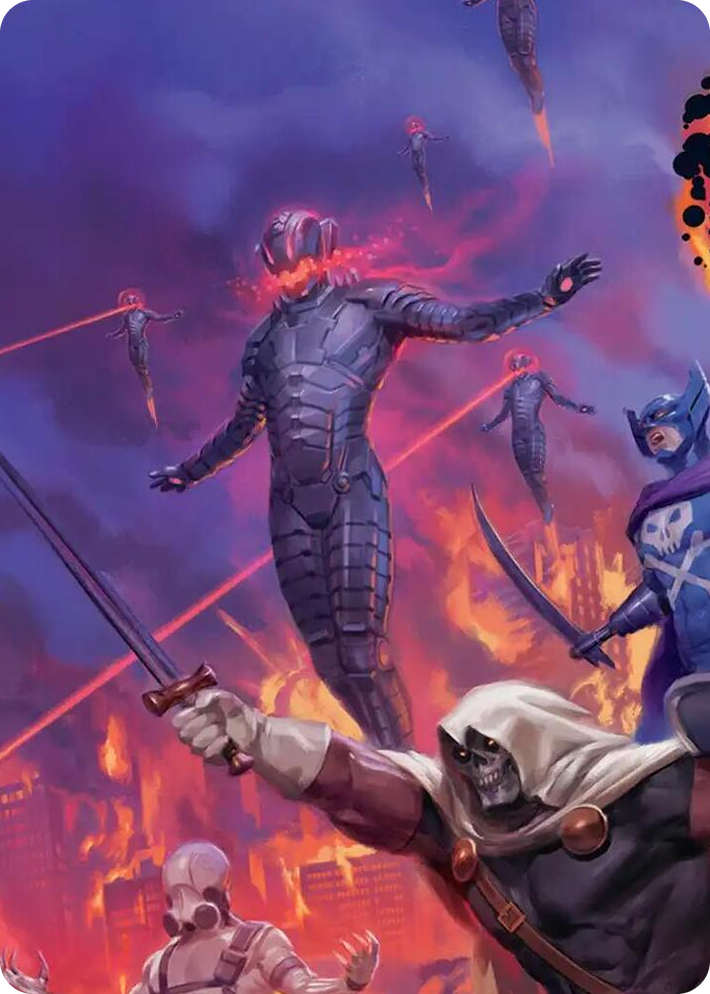 0007 Ultron, Machine Overlord Art Card S Art Series: Marvel Super Heroes