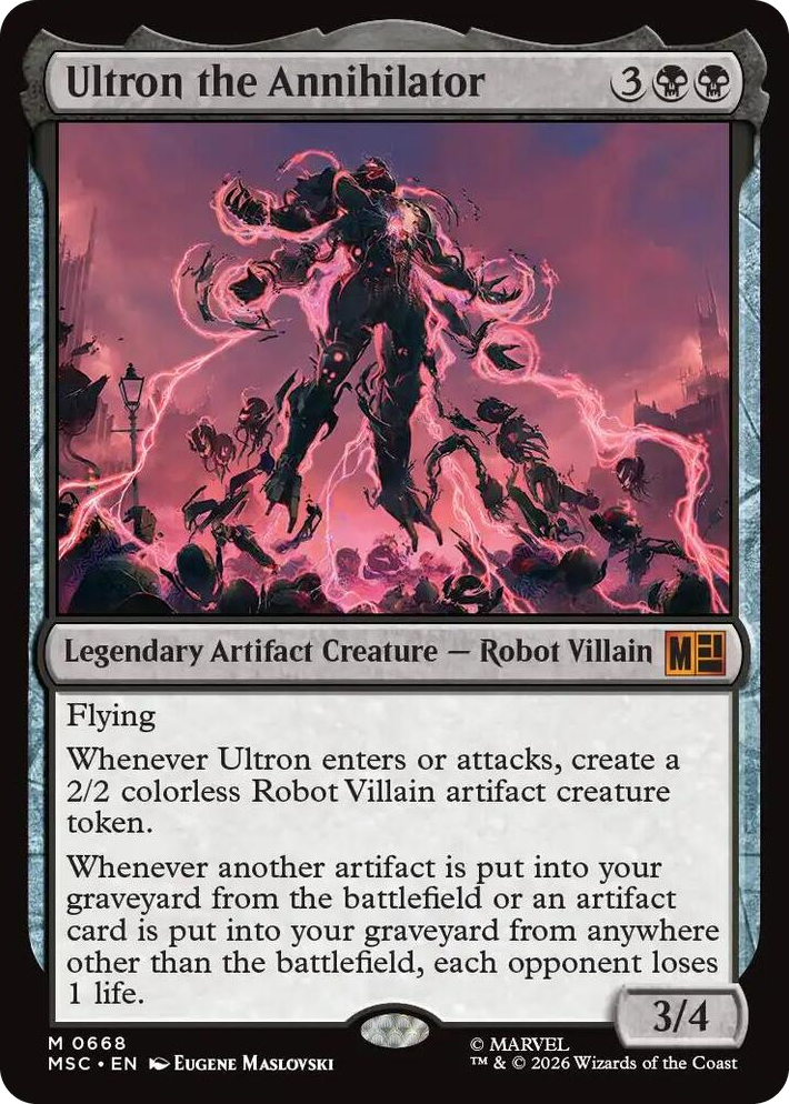0668 Ultron the Annihilator M Commander: Marvel Super Heroes
