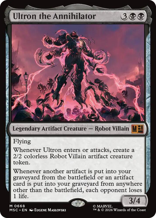 0668 Ultron the Annihilator M Commander: Marvel Super Heroes