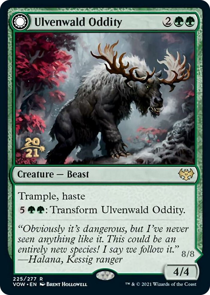 Ulvenwald Oddity #225 R - Prerelease Cards Pokemon card