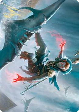 0080 Umara Mystic Art Card (Gold-Stamped Signature) S Art Series: Zendikar Rising