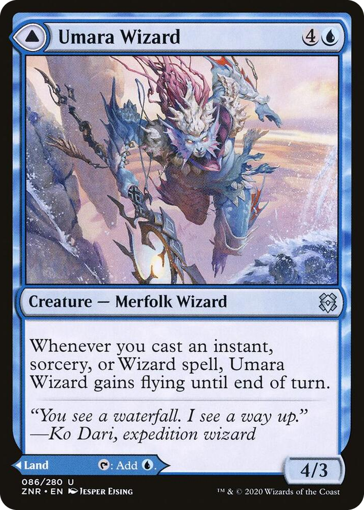 0086 Umara Wizard U Zendikar Rising