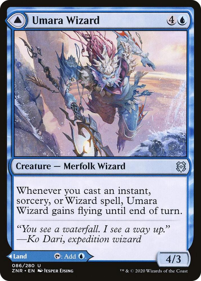 0086 Umara Wizard U Zendikar Rising