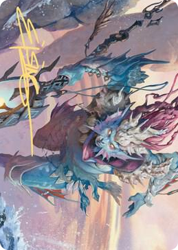 0052 Umara Wizard Art Card (Gold-Stamped Signature) S Art Series: Zendikar Rising
