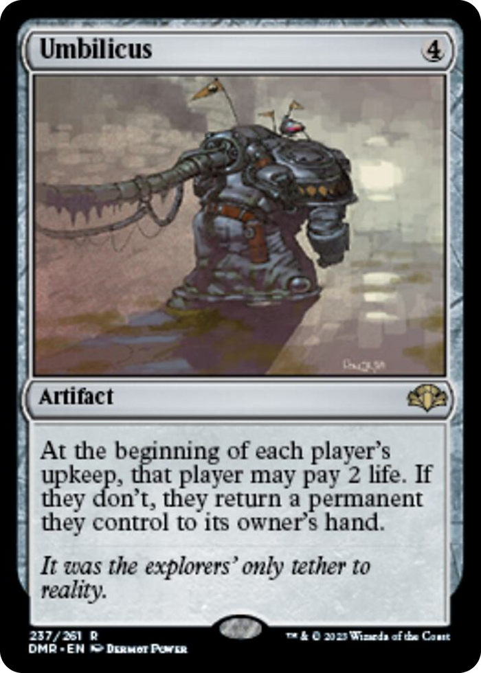 Umbilicus #237 R - Dominaria Remastered Pokemon card