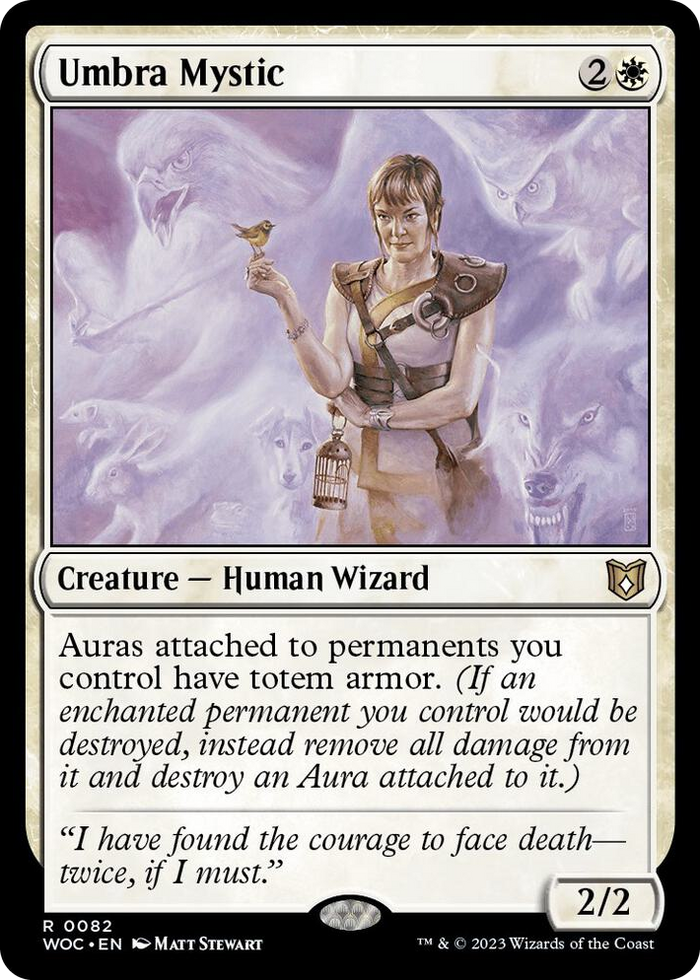 Umbra Mystic #82 R - Commander: Wilds of Eldraine Pokemon card