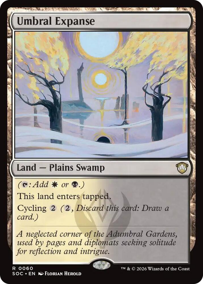 Umbral Expanse #60 R - Commander: Secrets of Strixhaven Pokemon card