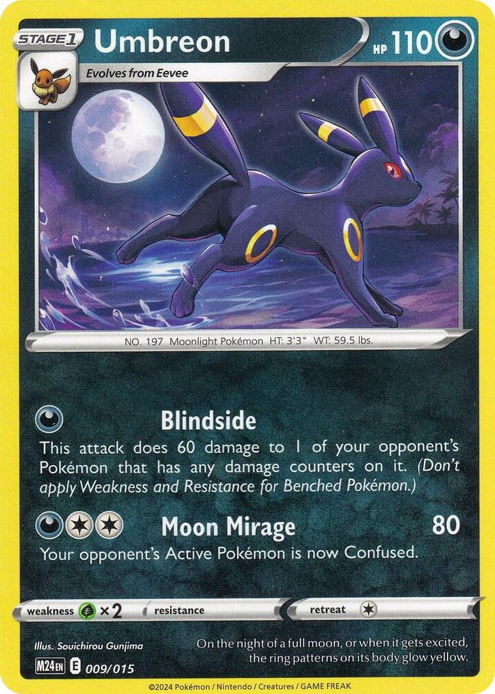 0009 Umbreon Promo McDonald's Promos 2024