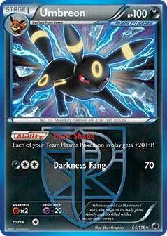 0064 Umbreon Rare Deck Exclusives