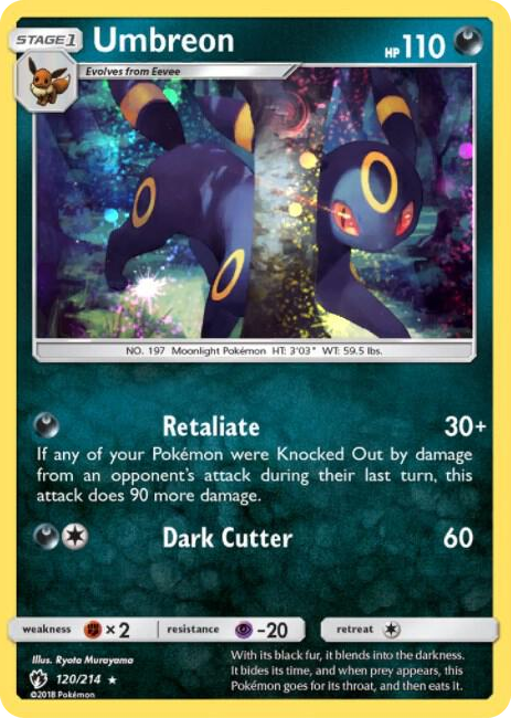 0120 Umbreon - 120/214 (Cosmos Holo) Promo Blister Exclusives