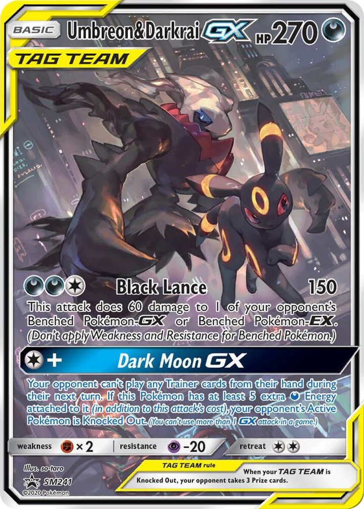 SM241 Umbreon & Darkrai GX - SM241 Promo SM Promos