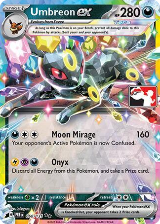 0060 Umbreon ex Double Rare Prize Pack Series Cards