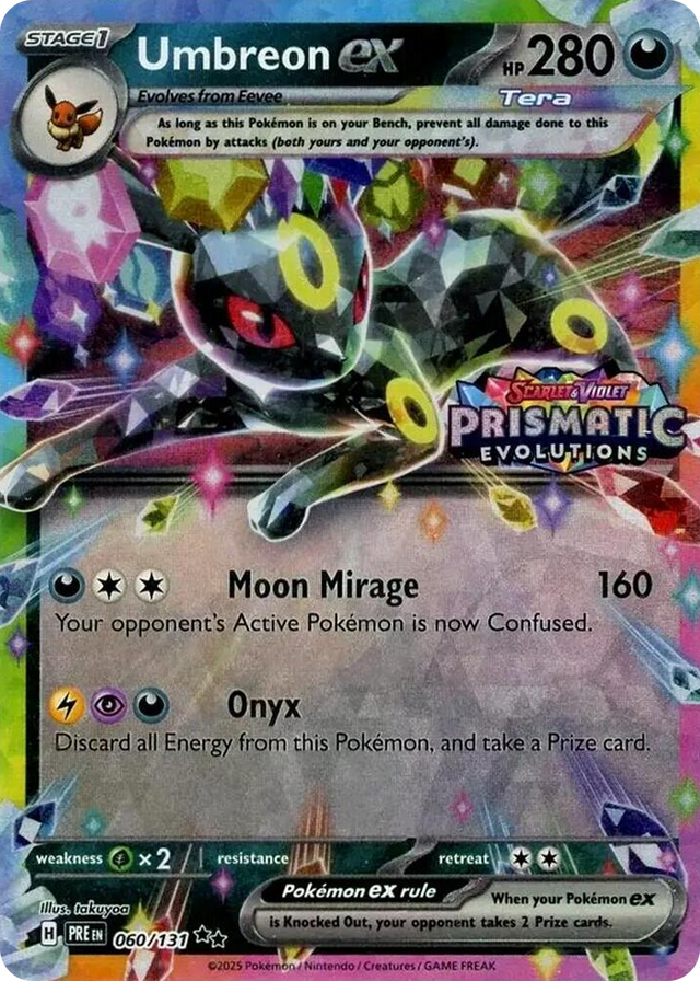0060 Umbreon ex - 060/131 (Prismatic Evolutions Stamp) Promo Miscellaneous Cards & Products