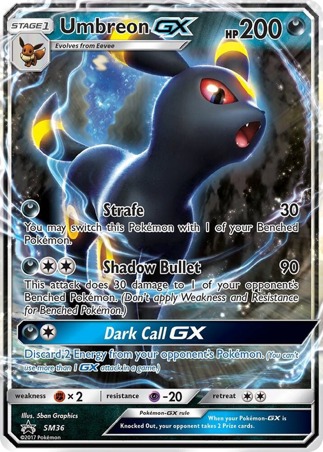 SM036 Umbreon GX - SM36 Promo SM Promos
