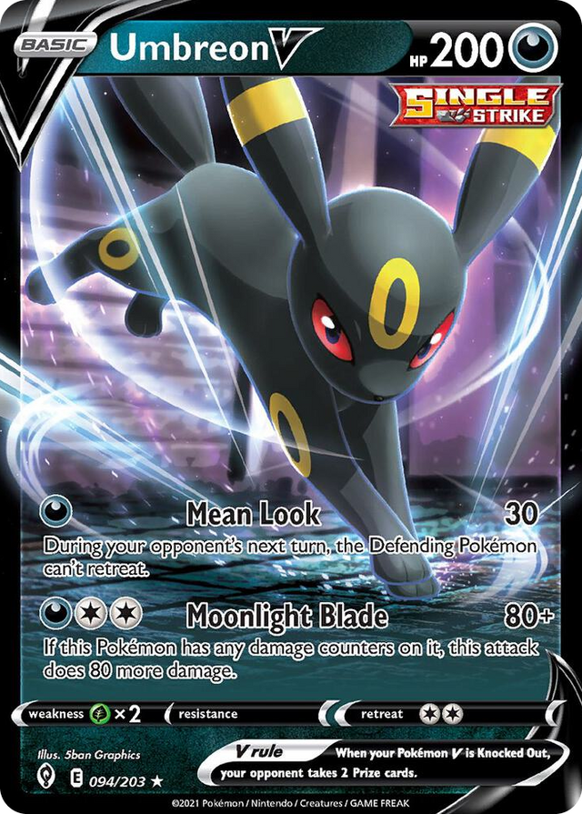 0094 Umbreon V - 094/203 (Non-Holo) Promo Deck Exclusives