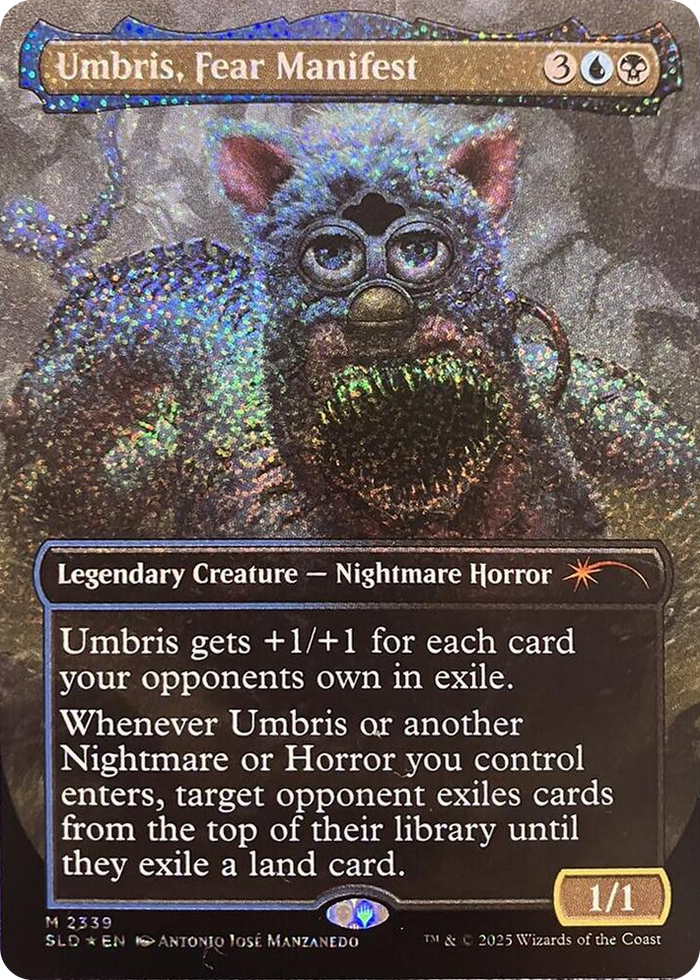 Umbris, Fear Manifest (Confetti Foil) #2339 M - Secret Lair Drop Series Pokemon card