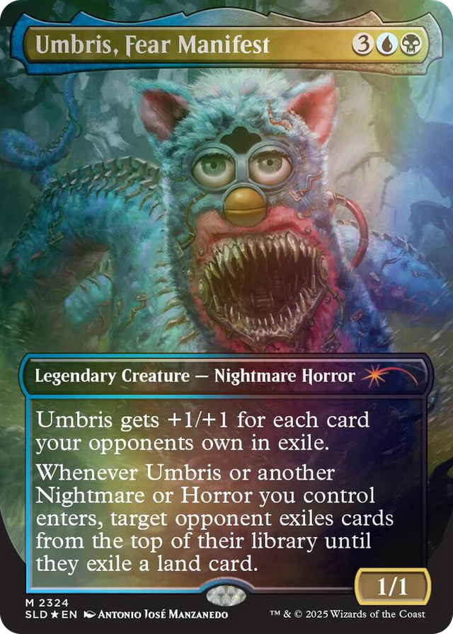 2324 Umbris, Fear Manifest (Rainbow Foil) M Secret Lair Drop Series