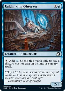 0082 Unblinking Observer C Innistrad: Midnight Hunt