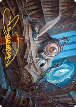 0031 Unblinking Observer Art Card (Gold-Stamped Signature) S Art Series: Innistrad: Midnight Hunt