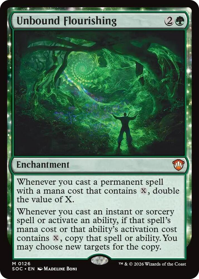 Unbound Flourishing #126 M - Commander: Secrets of Strixhaven Pokemon card