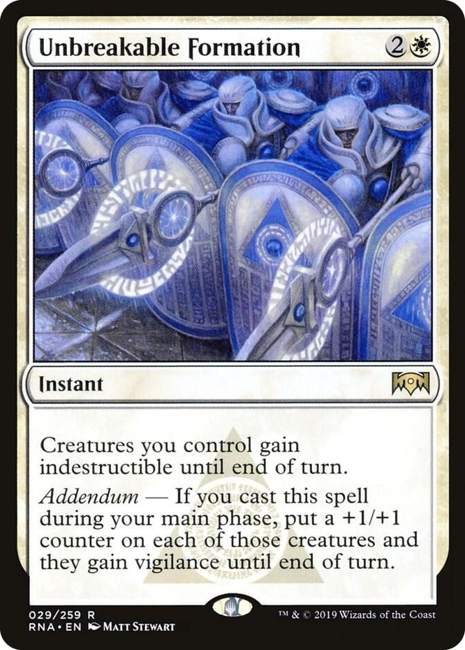 0029 Unbreakable Formation R Ravnica Allegiance