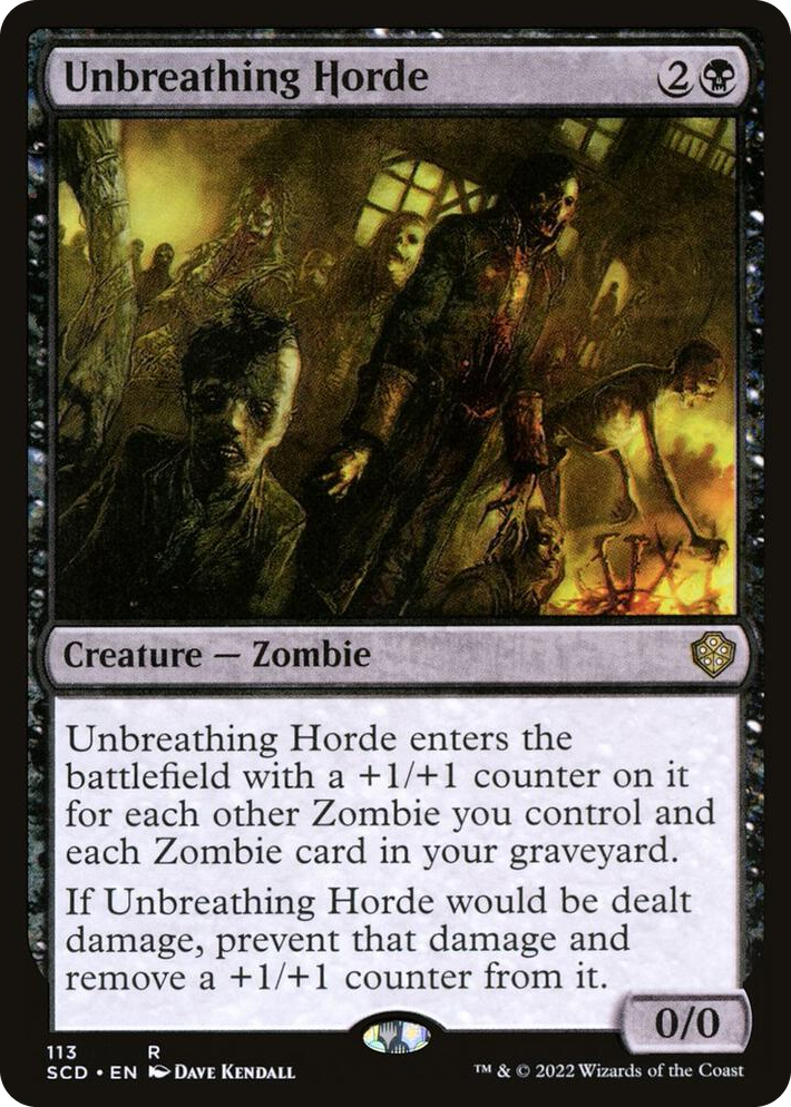 0113 Unbreathing Horde R Starter Commander Decks