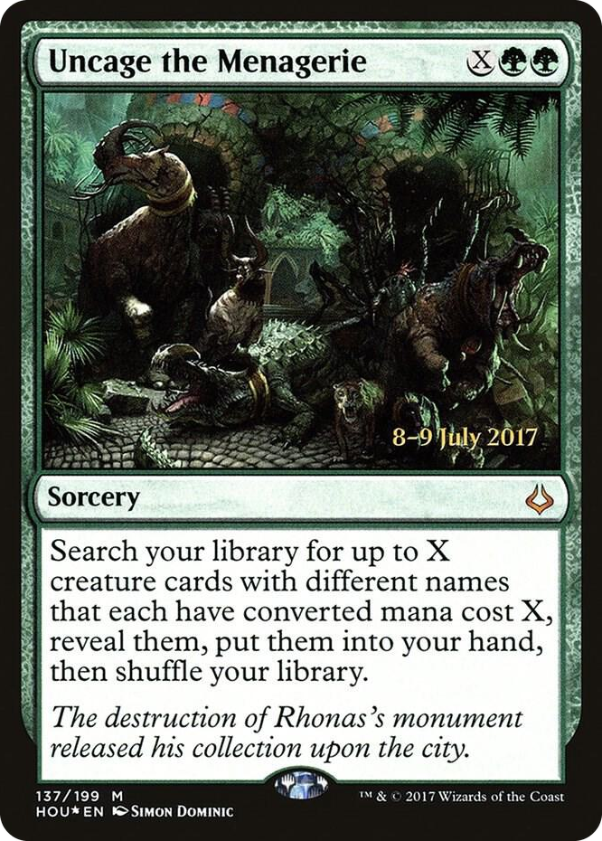Uncage the Menagerie #137 M - Prerelease Cards Pokemon card