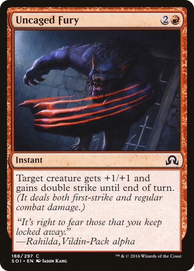 Uncaged Fury #188 C - Shadows over Innistrad Pokemon card