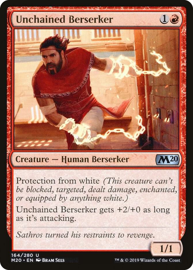0164 Unchained Berserker U Core Set 2020