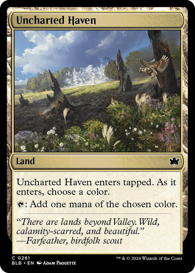 0261 Uncharted Haven C Bloomburrow