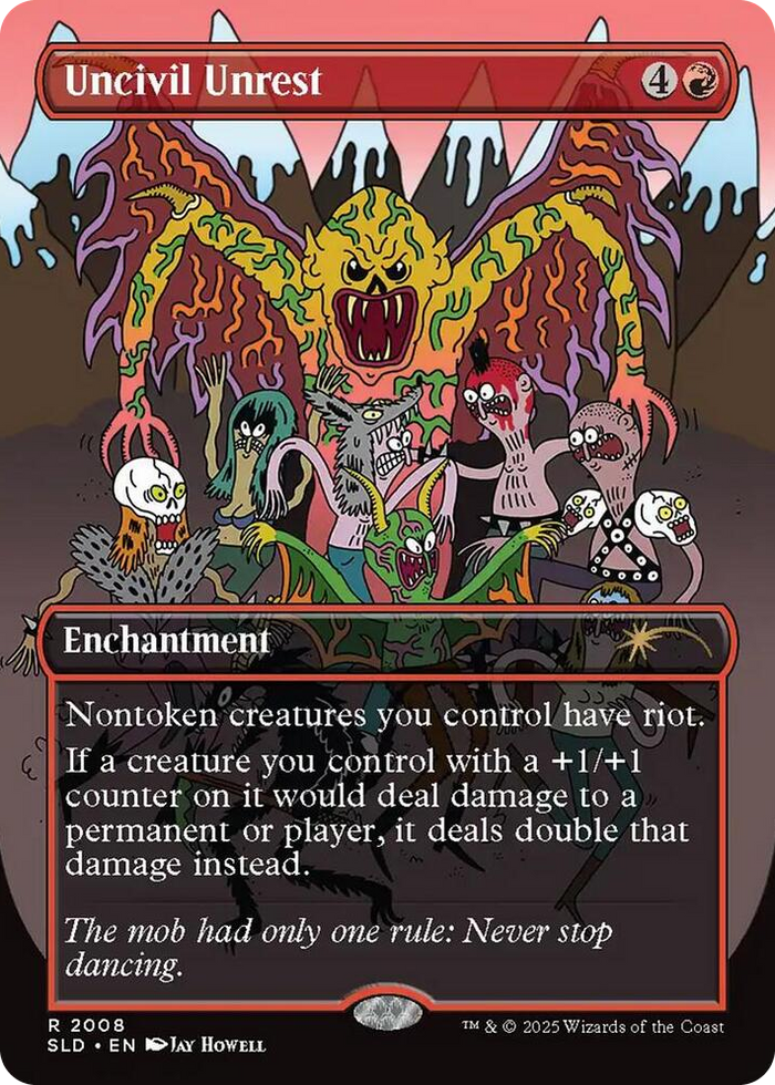 Uncivil Unrest #2008 R - Secret Lair Drop Series Pokemon card