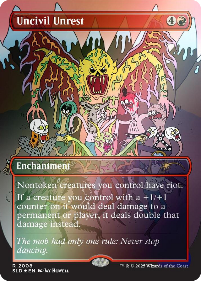 2008 Uncivil Unrest (Rainbow Foil) R Secret Lair Drop Series