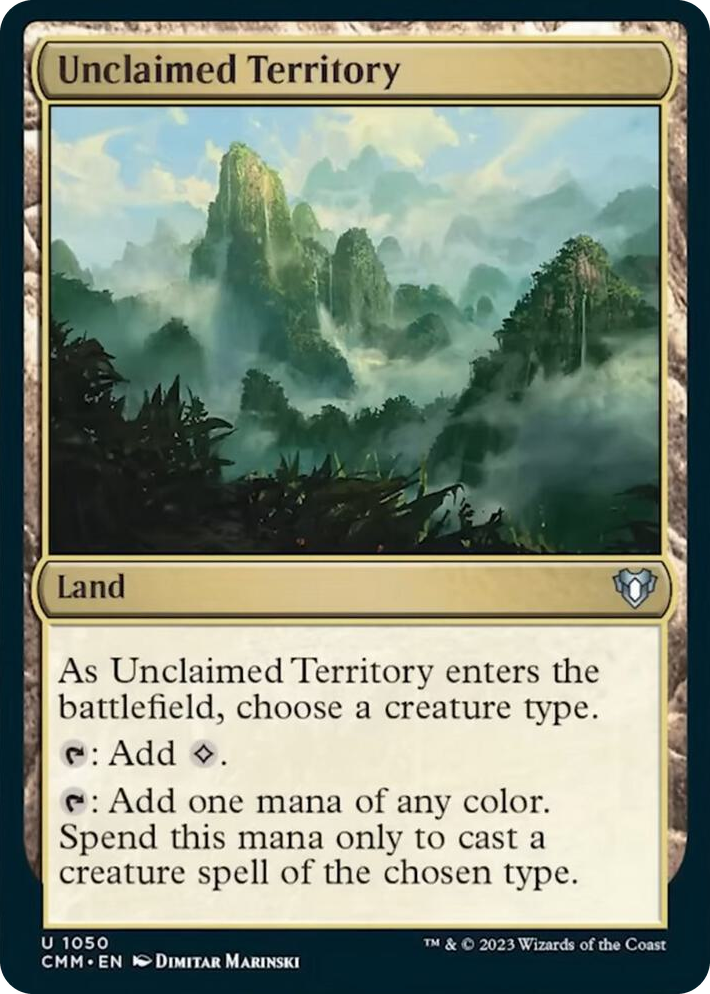1050 Unclaimed Territory U Commander Masters