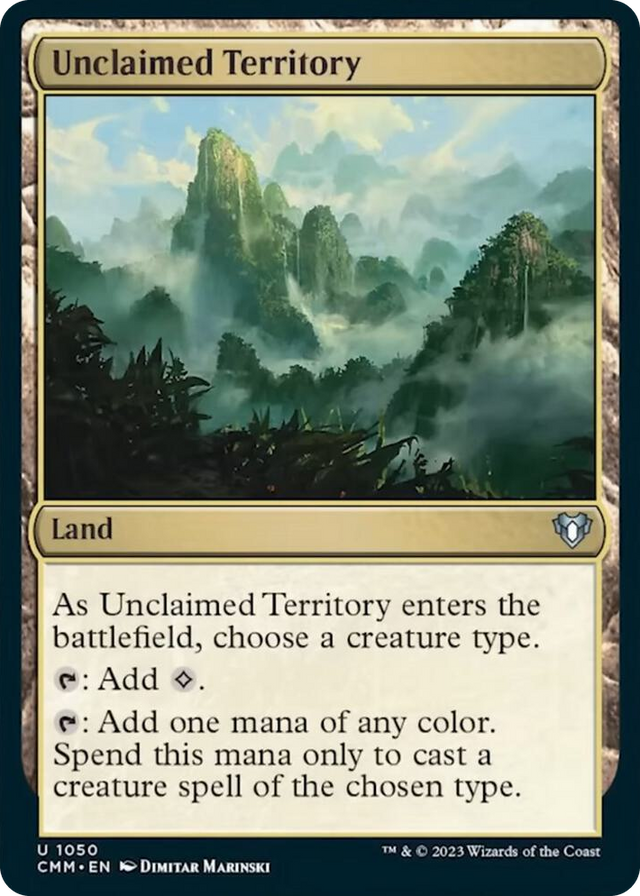 1050 Unclaimed Territory U Commander Masters