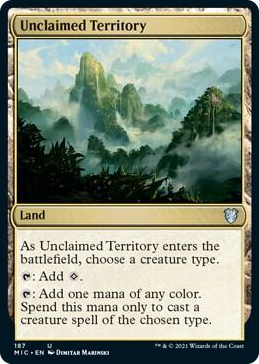 0187 Unclaimed Territory U Commander: Innistrad: Midnight Hunt