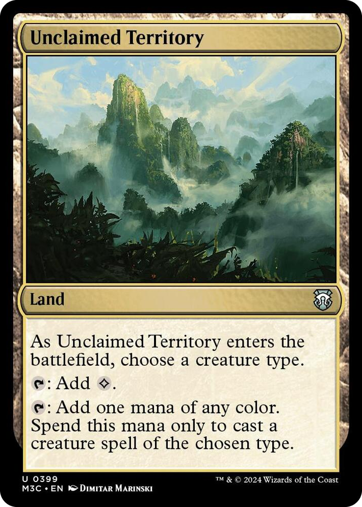 0399 Unclaimed Territory U Commander: Modern Horizons 3