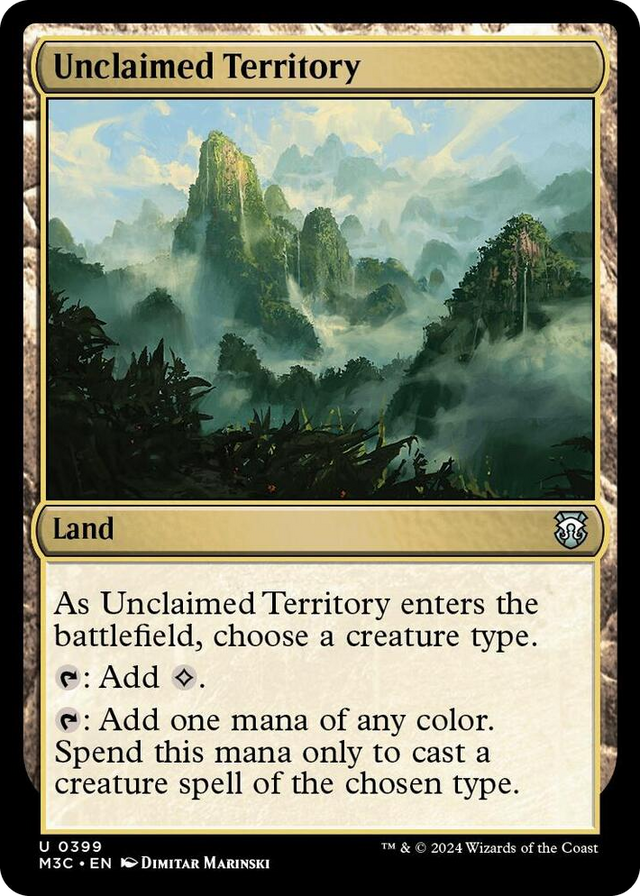 0399 Unclaimed Territory U Commander: Modern Horizons 3
