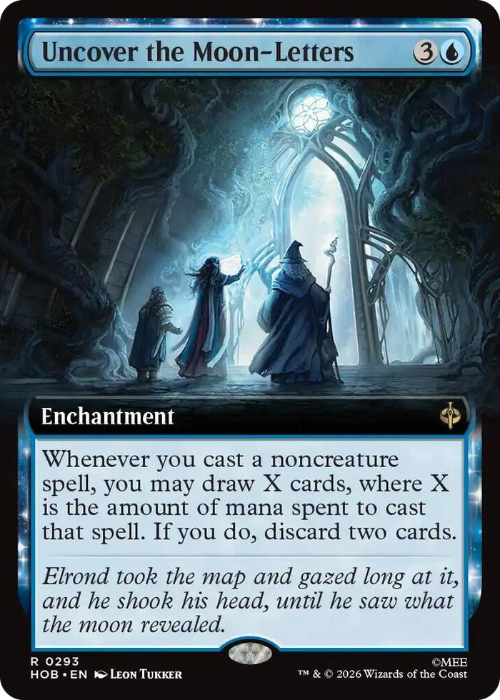 Uncover the Moon-Letters (Extended Art) #293 R - The Hobbit Pokemon card