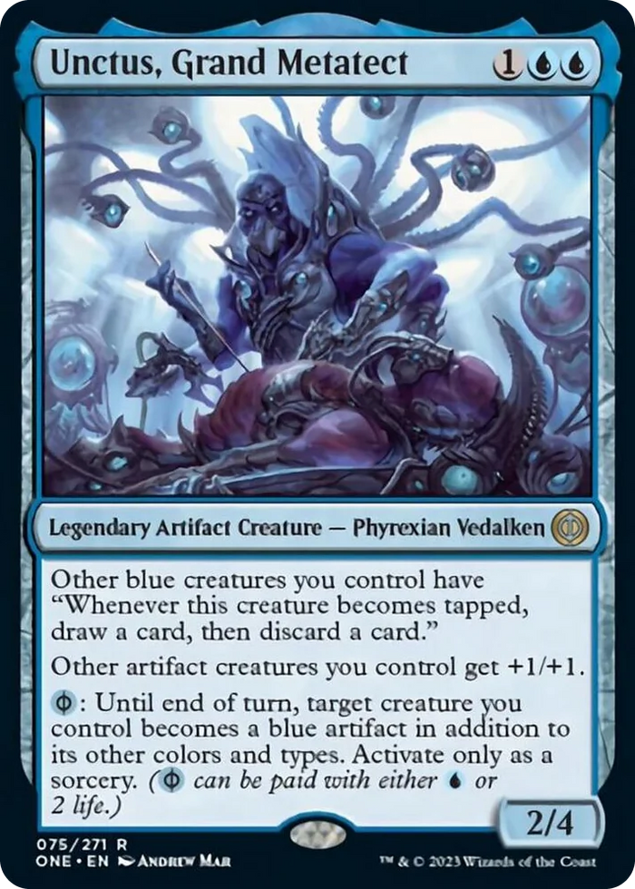 0075 Unctus, Grand Metatect R Phyrexia: All Will Be One