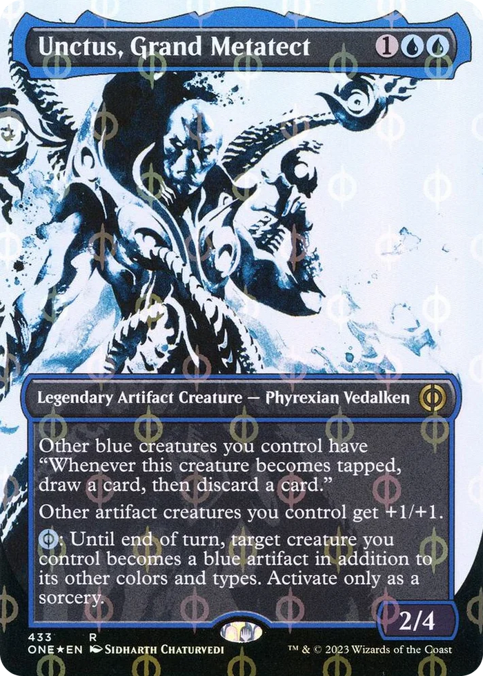 0433 Unctus, Grand Metatect (Showcase) (Step-and-Compleat Foil) R Phyrexia: All Will Be One